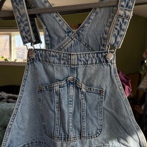 Old Navy Light Blue Denim Women Jeans Overalls